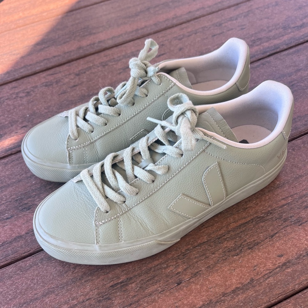 Veja Campo low-top sneakers, light green, size EU 39 - barely worn / like new - Picture 5 of 7